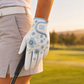 Blue Flower Golf Glove