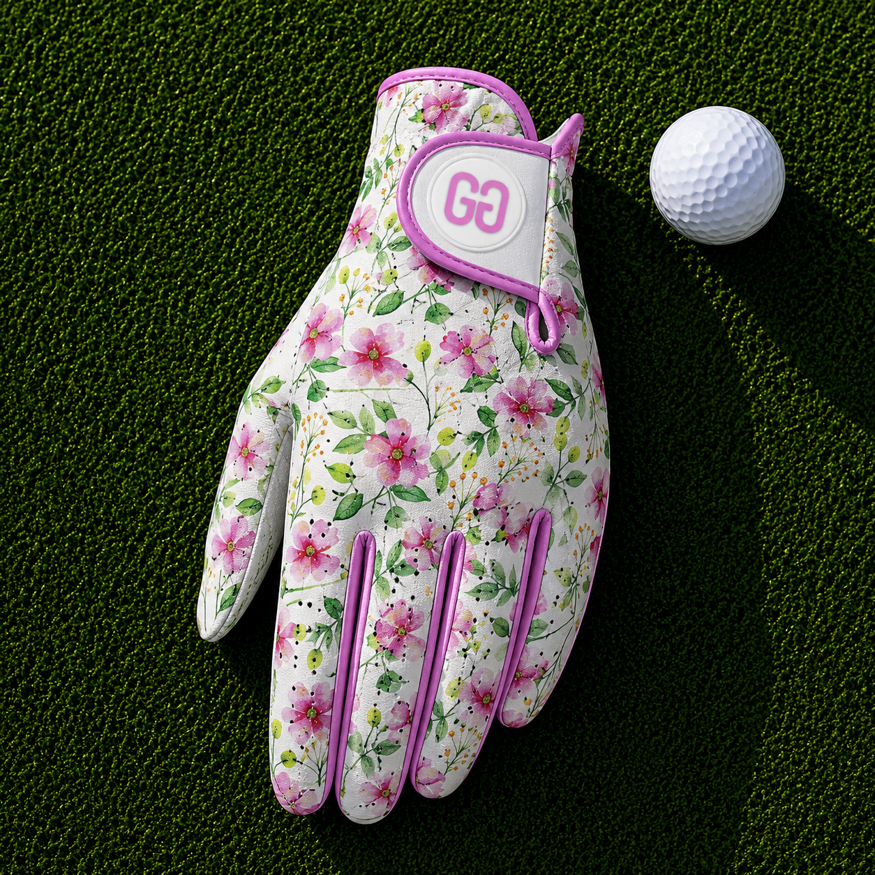 Blush Garden Golf Glove