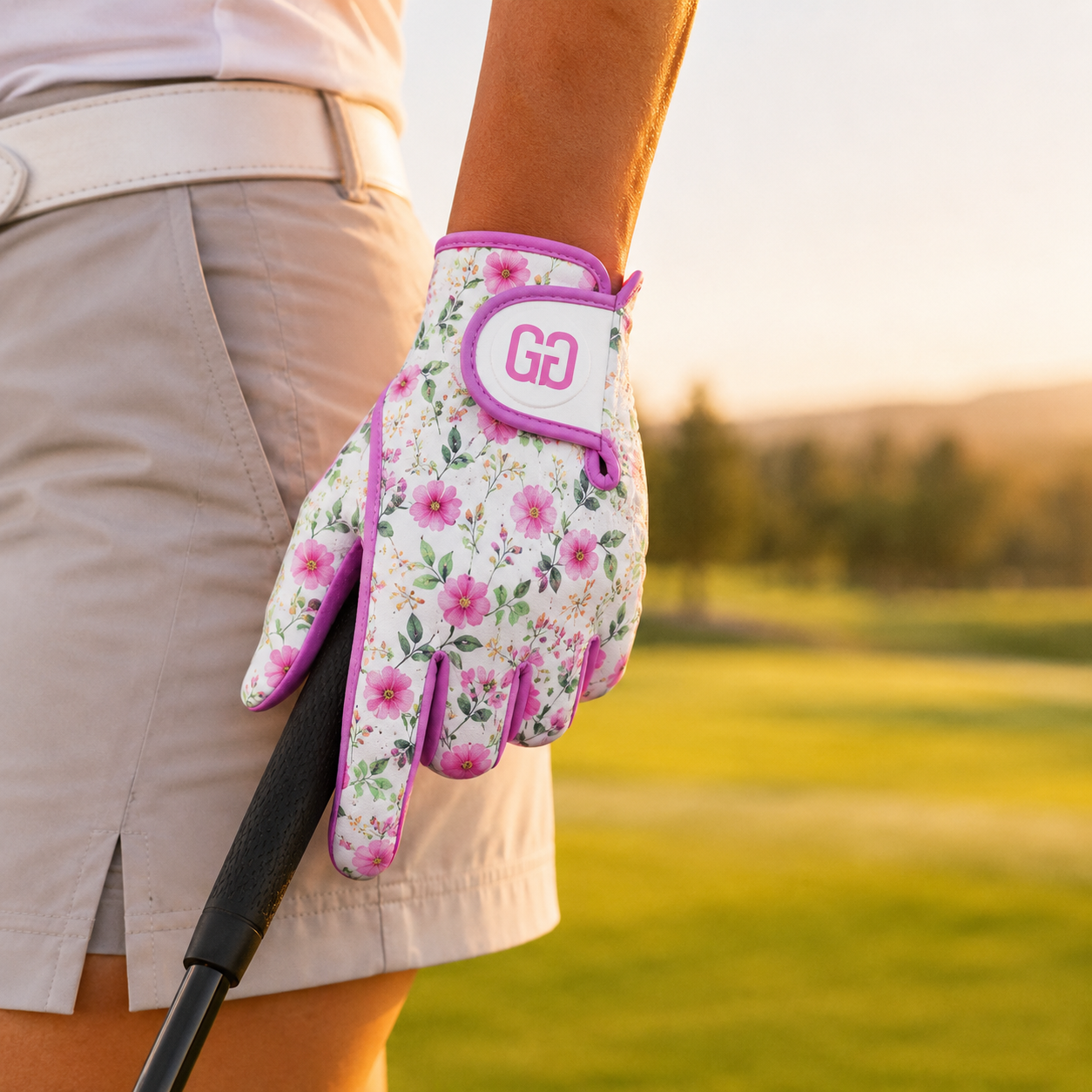 Blush Garden Golf Glove