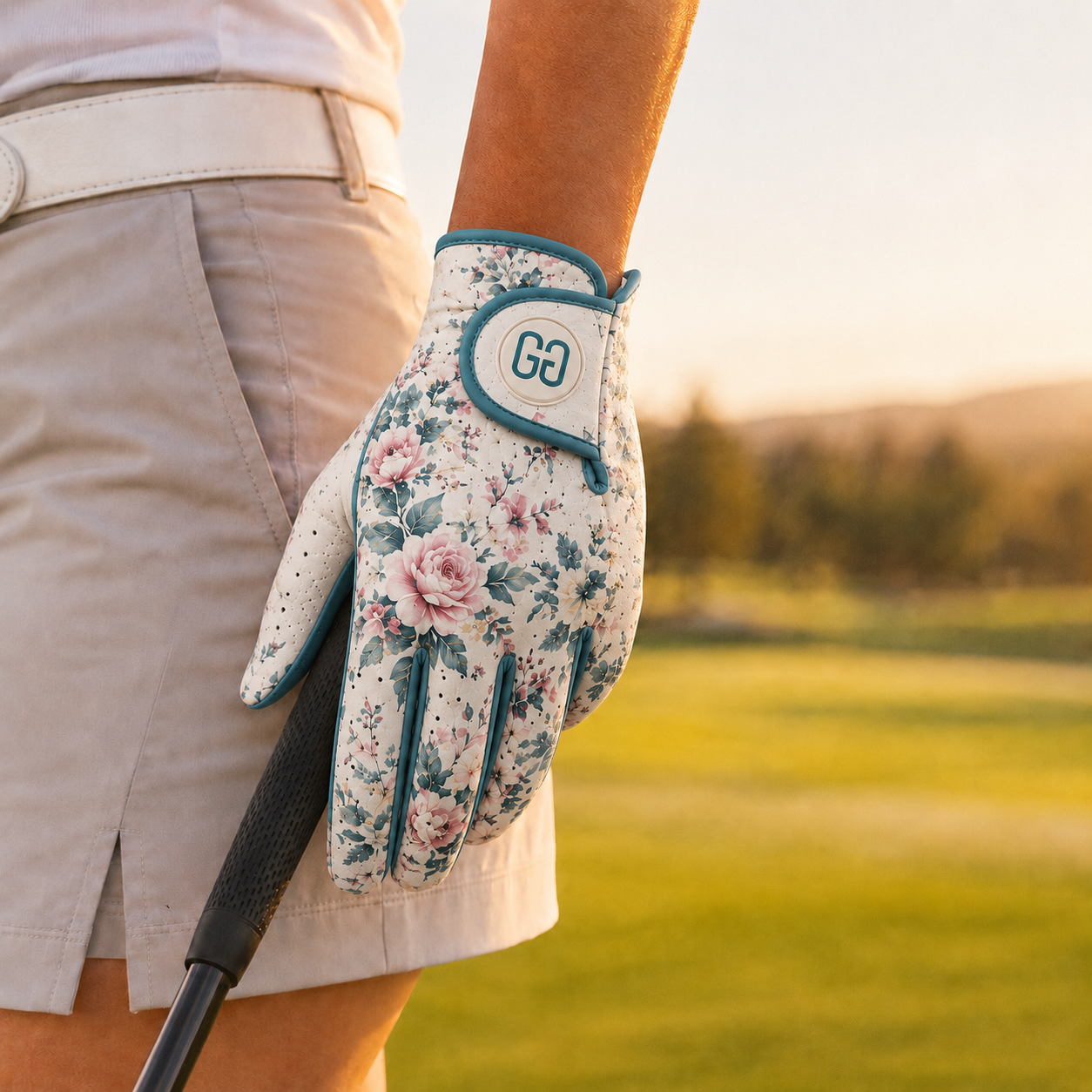 Floral Elegance Golf Glove
