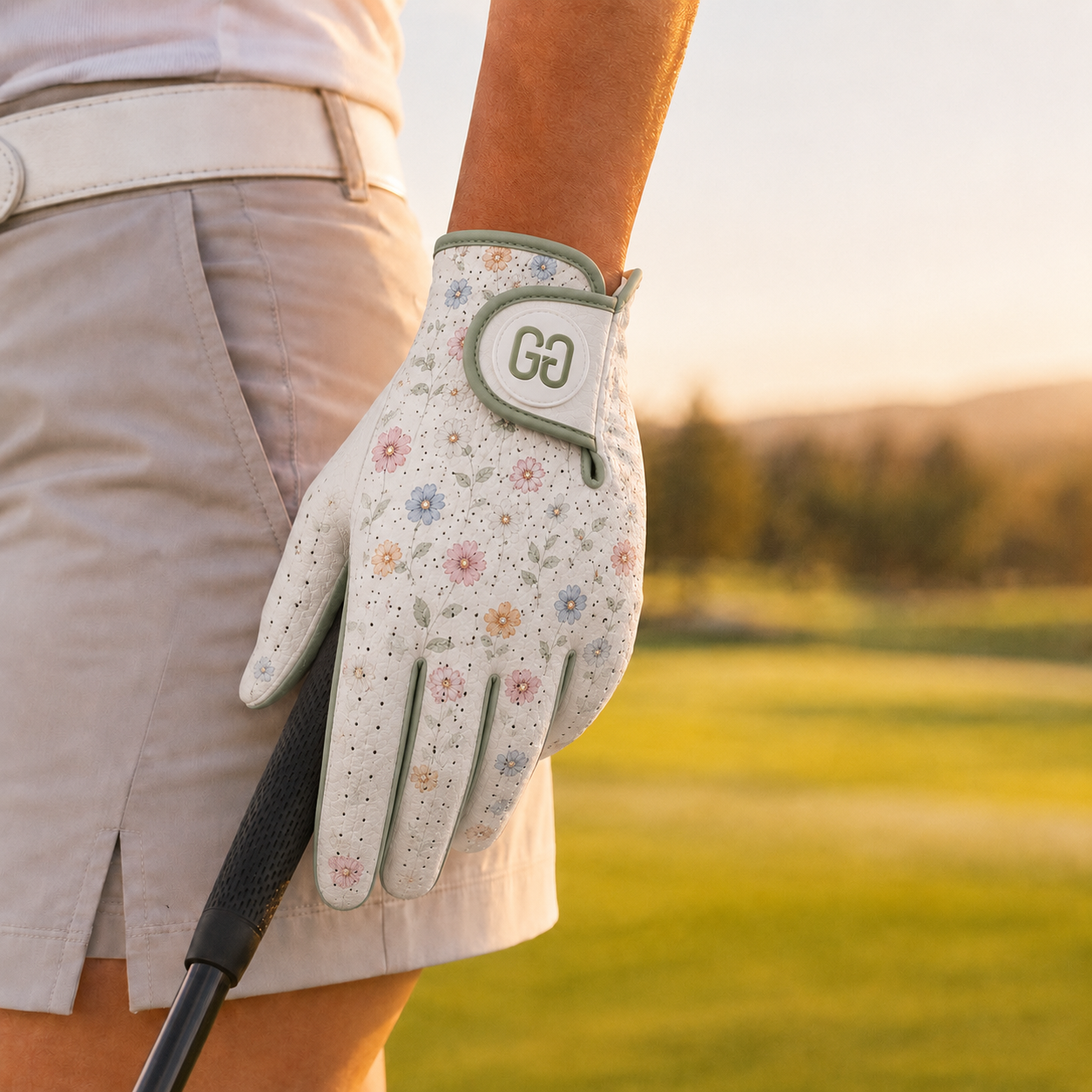 Flower Array Golf Glove