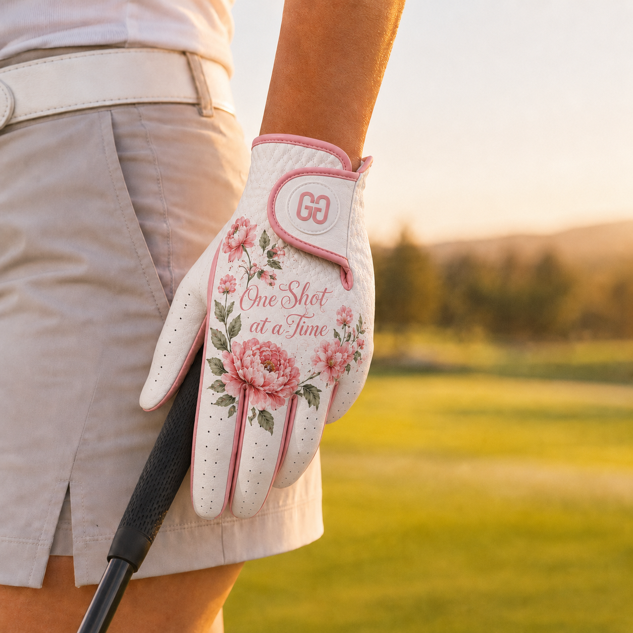 One Shot At A Time Golf Glove