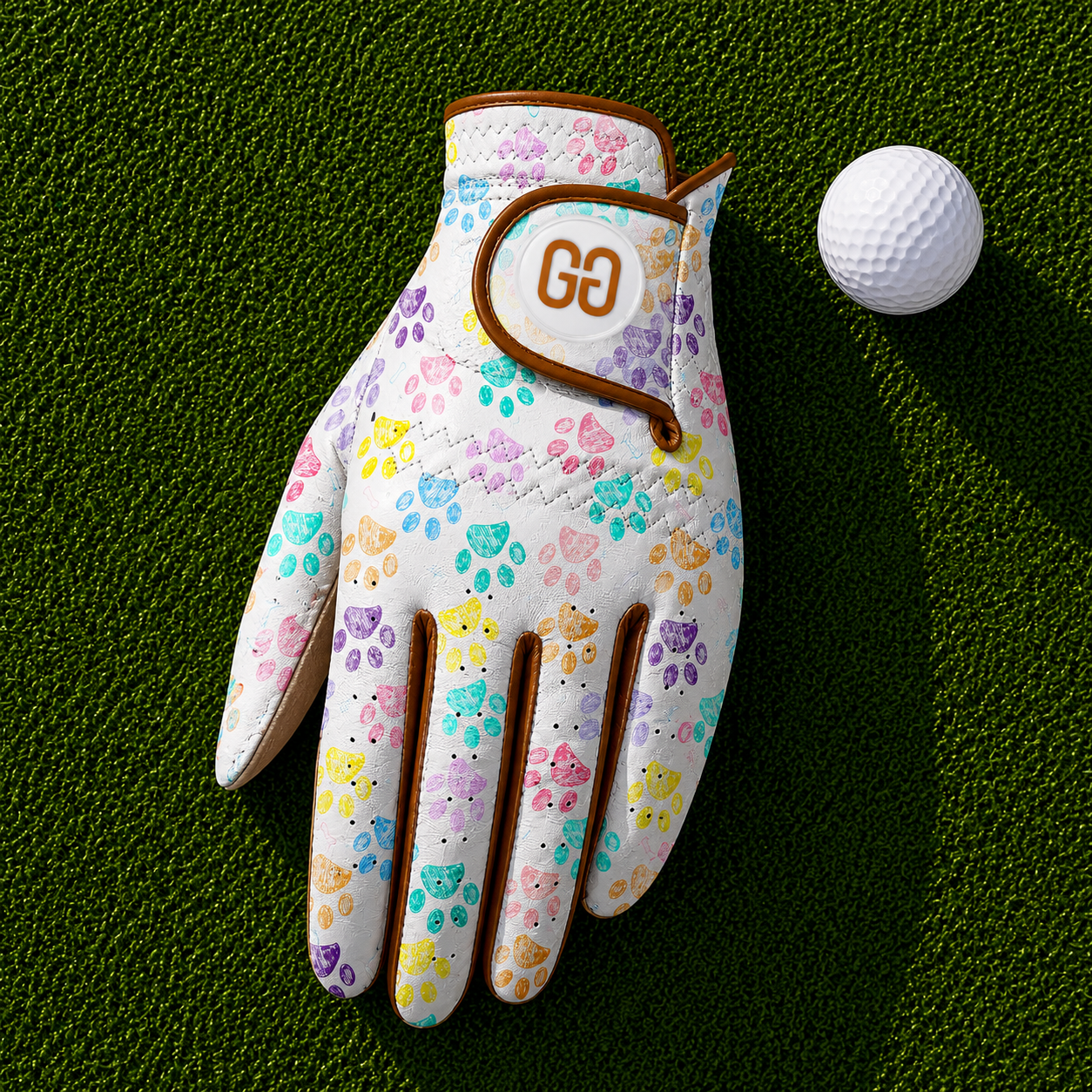 Pastel Paws Golf Glove