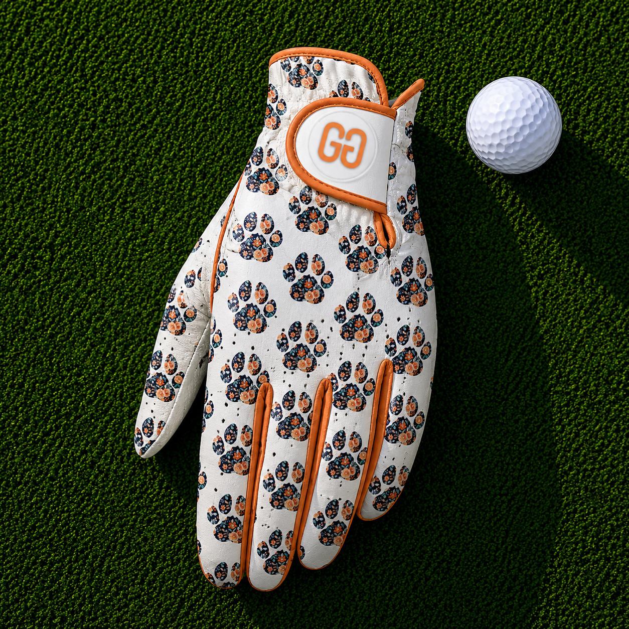 Petal Paw Prints Golf Glove