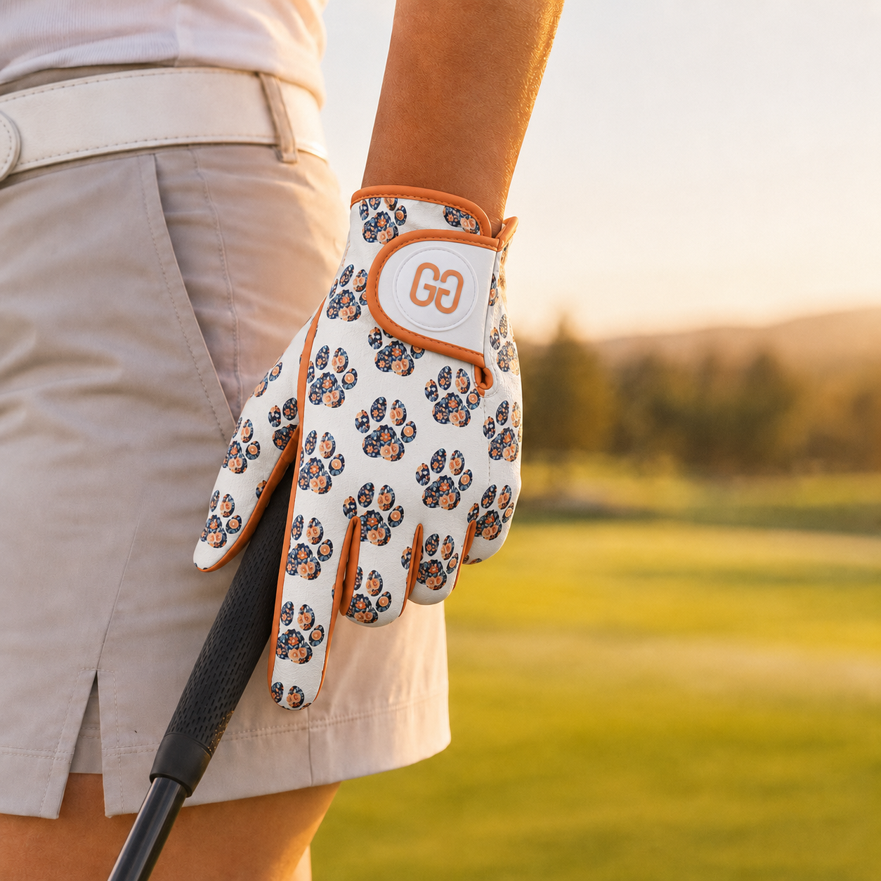 Petal Paw Prints Golf Glove