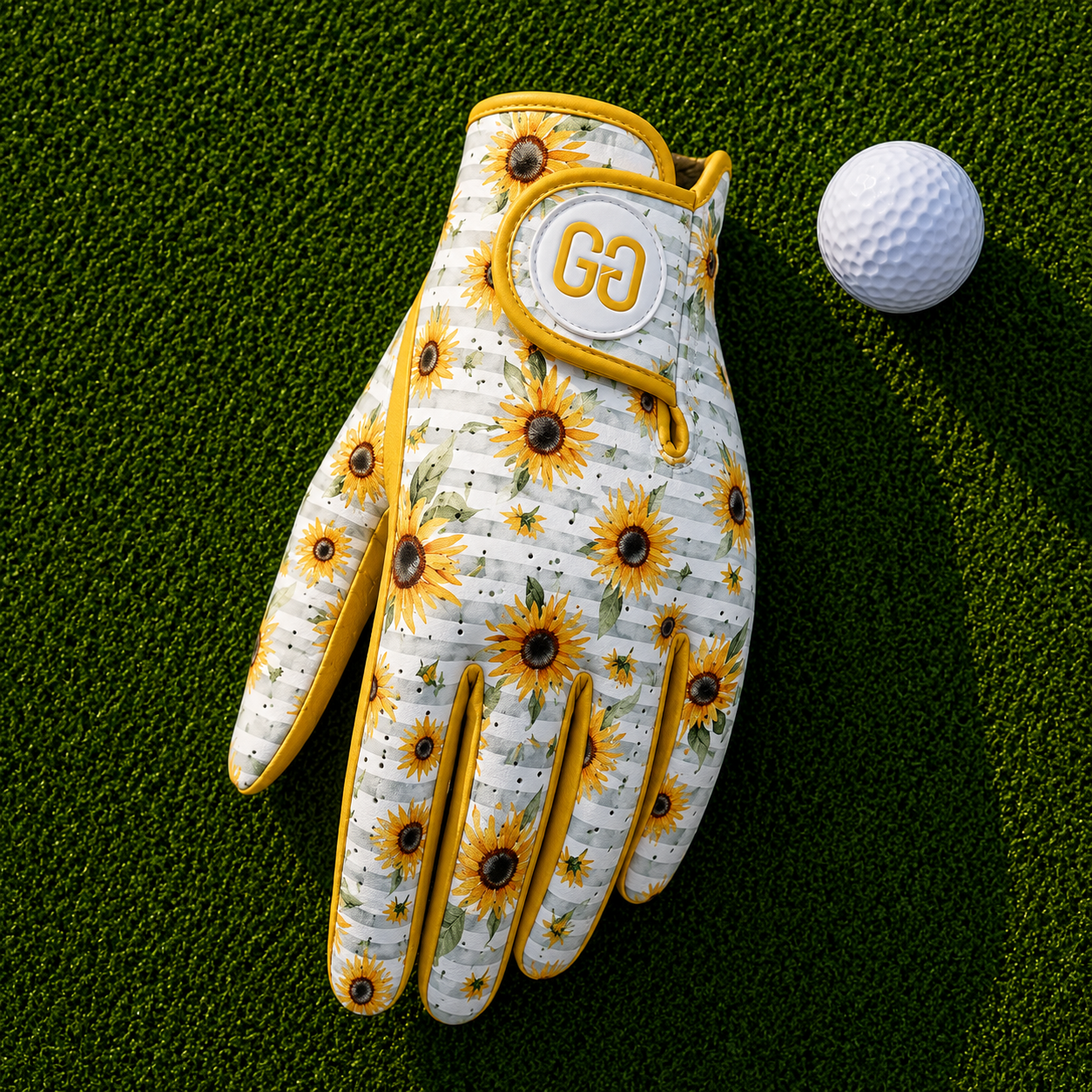 Sunflower Golf Glove