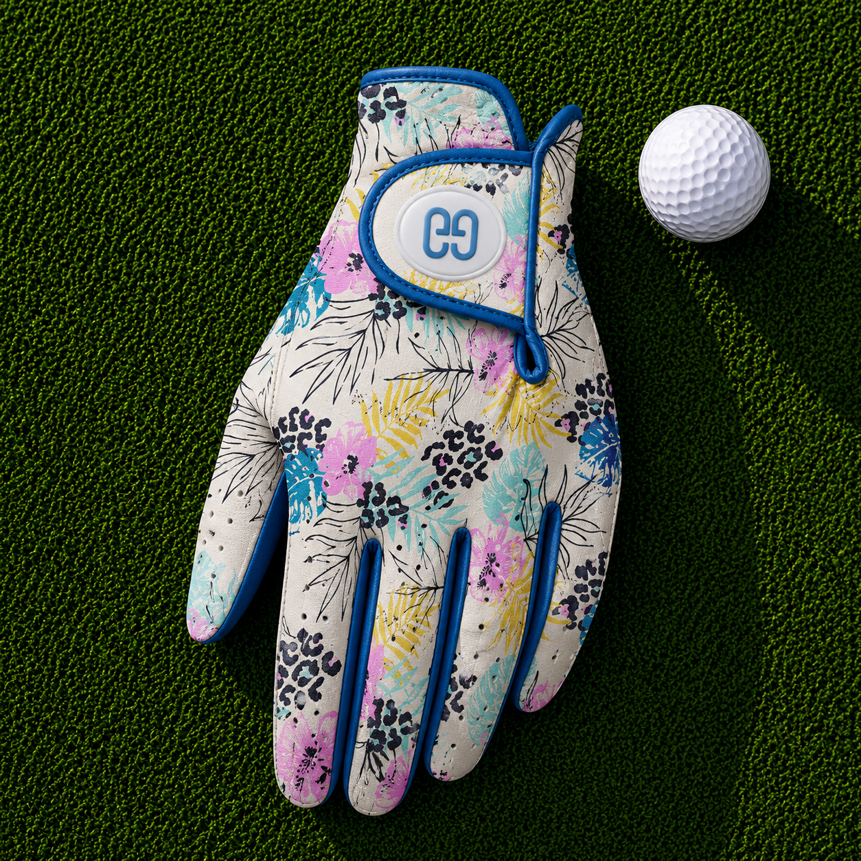 Tropical Cheetah Golf Glove