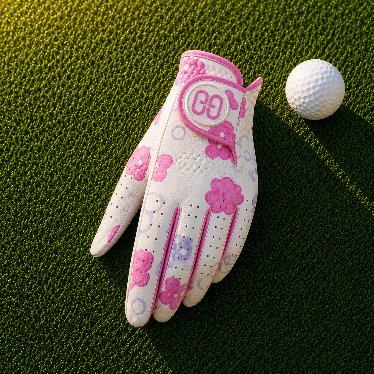 Watercolor Flowers Golf Glove