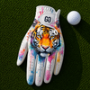 Wild Tiger Bloom Golf Glove