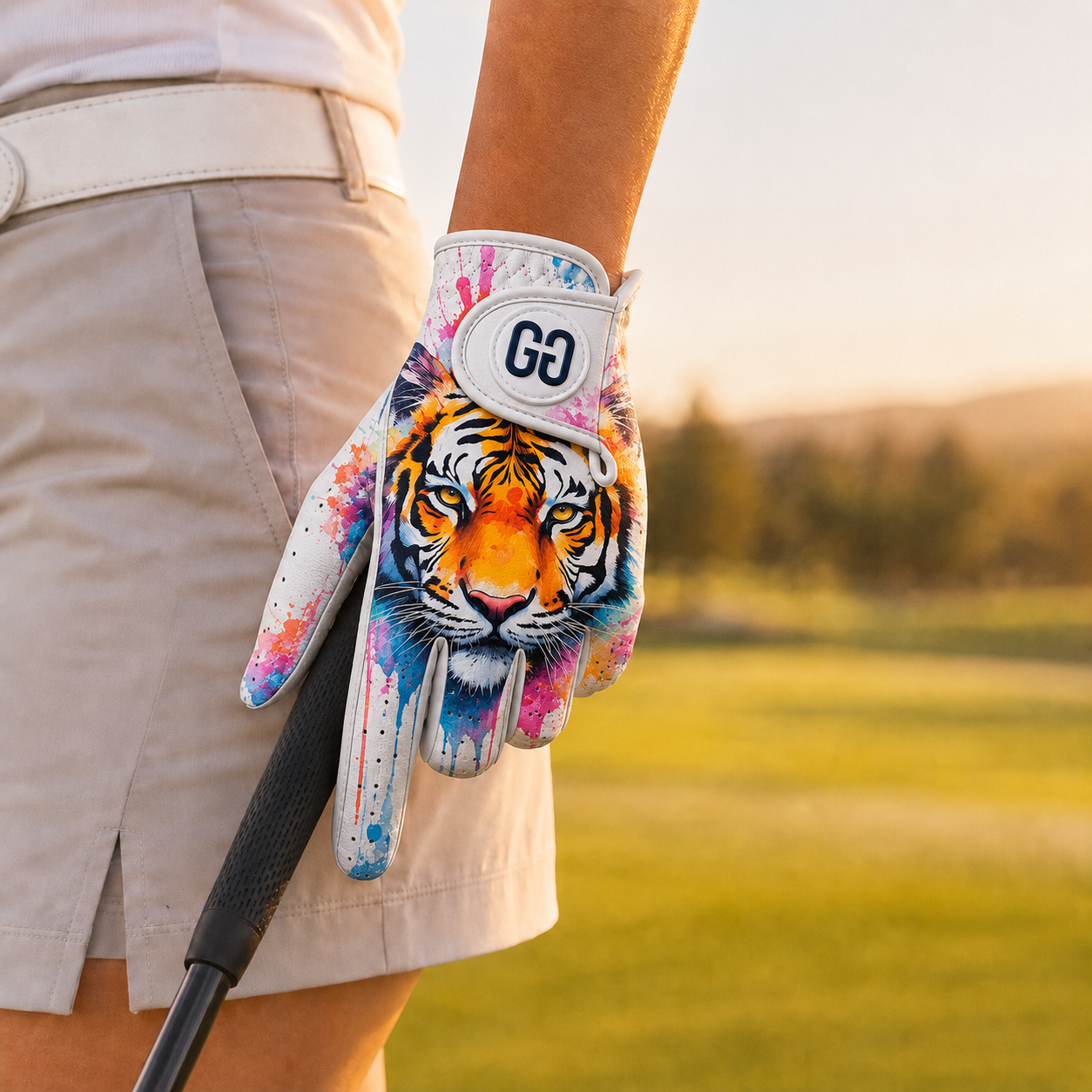 Wild Tiger Bloom Golf Glove